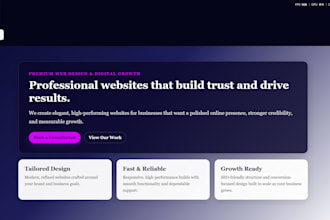 create you a professional and functioning website