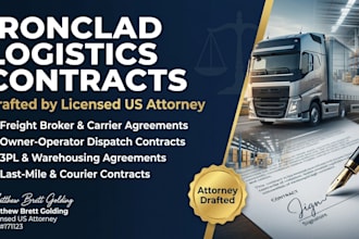 draft an ironclad freight broker and motor carrier agreement
