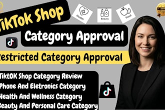 do tiktok shop restricted category approval and authorization