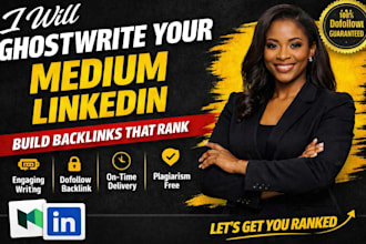 write and publish article on medium,com premium guest posting for link building
