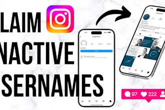 research inactive usernames and assist with claim, username recovery