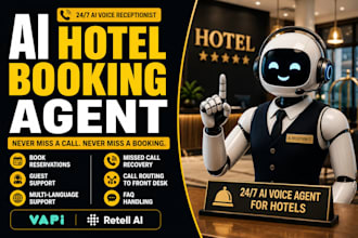 build ai hotel booking agent voice receptionist customer support  vapi retell