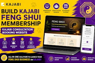 build kajabi feng shui membership kajabi consultation booking website funnel