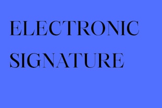 design a professional electronic signature