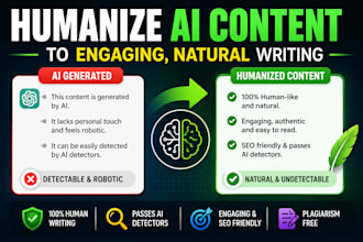 humanize ai content to engaging, undetectable writing