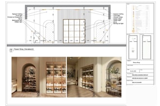 create furniture shop drawings, millwork, cabinetry and technical blueprint