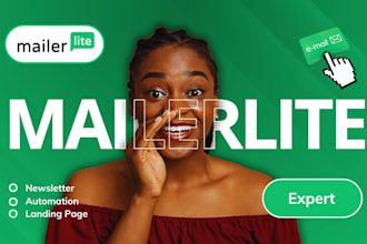 set up mailerlite automation, mailerlite newsletter, mailerlite landing page