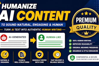 humanize chatgpt, claude, and gemini ai content