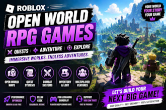 create roblox open world rpg games quests adventures