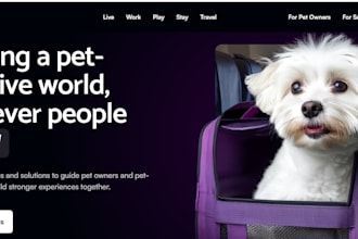 design veterinary website, pet clinic website pet care hospital website