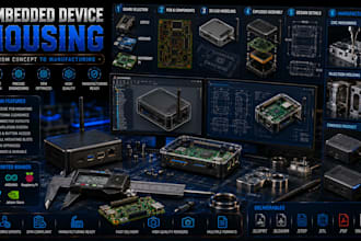 develop custom housing for esp32 arduino and raspberry pi projects