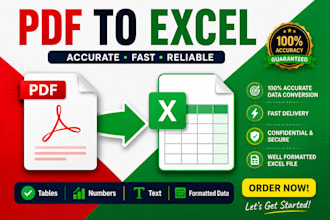 convert PDF to excel spreadsheet accurately and fast
