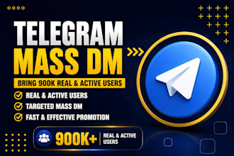 add 300k real and active telegram users using telegram ad, telegram promotion