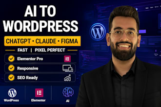 convert ai mockup, chatgpt, claude, figma to wordpress elementor
