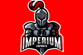 create modern style for knight mascot logo design service