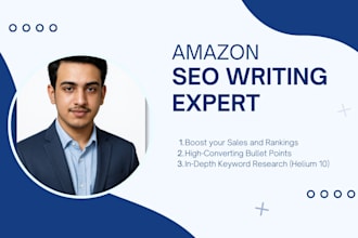 write SEO amazon product listing description and bullet points