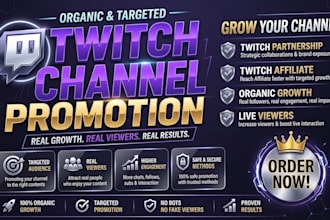 grow your twitch channel with authentic viewers for partner