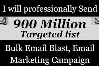 do bulk email blast, email marketing and email marketing campaign