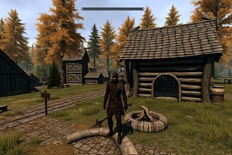 create and install skyrim mod, fallout mod, weapon,  ffxiv armor, character