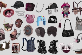 create custom roblox characters, avatars, and blender 3d models