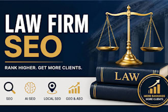 do law firm seo, ai s eo geo aeo local s eo for lawyers attorneys