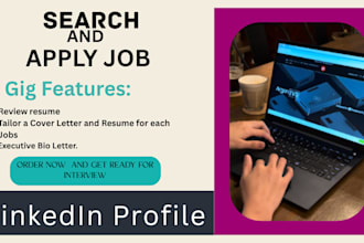 provide professional job search and job application services