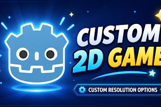 develop a custom 2d game using godot 4 engine from scratch