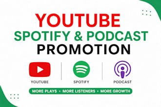 do spotify youtube podcast promotion