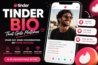 create a tinder bio profile that gets matches