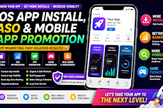 do IOS app install, aso mobile app promotion, app marketing, game promotion