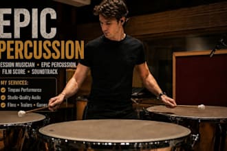 be session musician record cinematic orchestral timpani percussion soundtrack