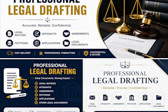 draft professional legal notices, agreements, affidavits, and legal documents