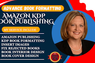 do advance book formatting, mirror page, separate header and footer, kdp upload