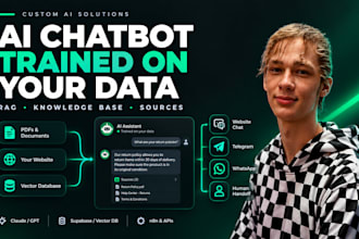 build an ai chatbot trained on your business data with rag