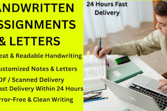 write beautiful handwritten notes,cards and documents