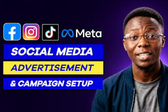 setup social media ads for facebook instagram and tiktok