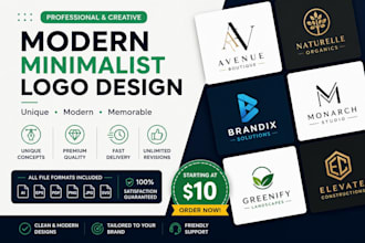 design a modern minimalist buisness logo