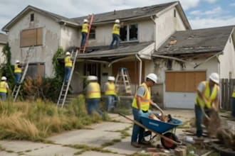 create timelapse videos realistic home renovation