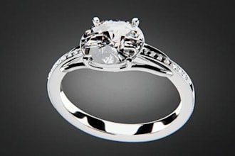 create 3d jewelry cad design, custom rings, chain, earrings and stl files