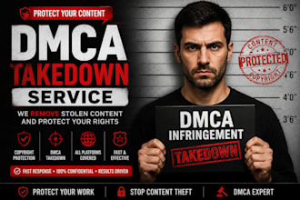 submit dmca takedown notices to remove stolen content