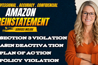 write amazon suspension appeal letter and poa for account reinstatement