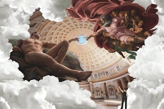 make a collage of digital architecture projects