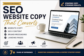 write SEO website copy that converts visitors into customers