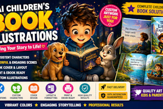 create ai children book illustrations