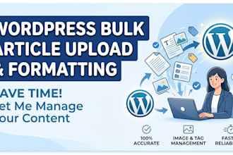 be your japanese wordpress virtual assistant for bulk article uploading