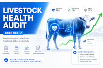 provide professional livestock and animal husbandry consultation and roadmap