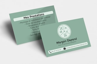 design business cards for your company or business
