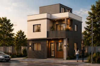 design architectural floor plans, cad drawings and rendering