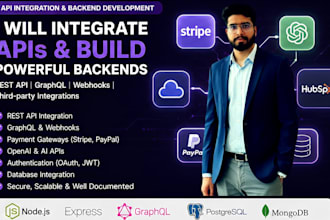build secure rest API and third party API integration