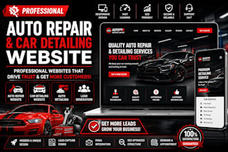 auto repair website, car detailing website, auto detailing, auto repair website